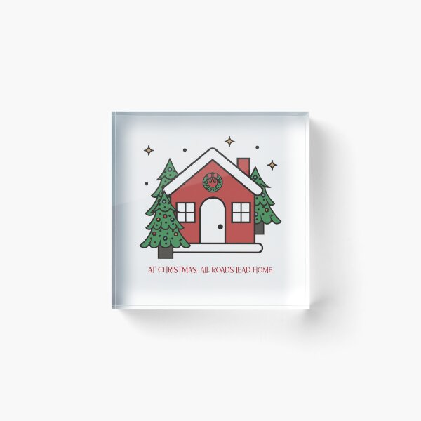 Item preview, AT CHRISTMAS, ALL ROADS LEAD HOME. designed and sold by Ashalcheema.