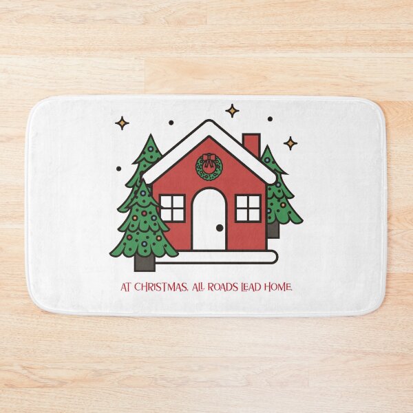 Item preview, AT CHRISTMAS, ALL ROADS LEAD HOME. designed and sold by Ashalcheema.