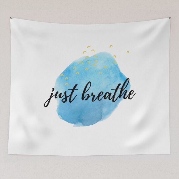 Item preview, Just breathe Splash Watercolor  designed and sold by BohoMoon.