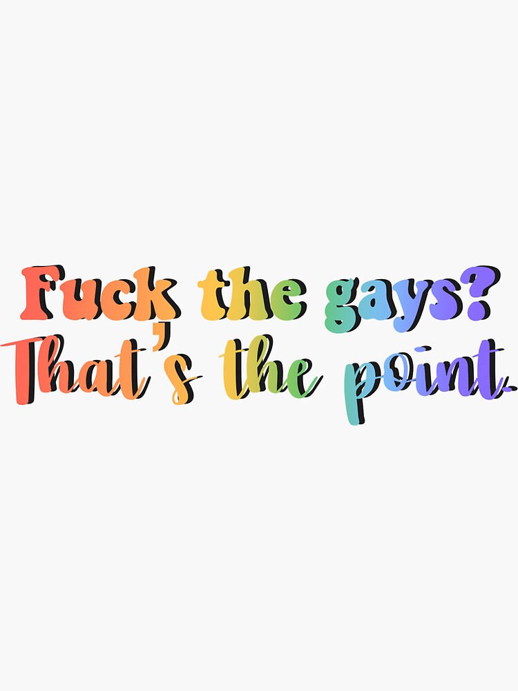 That’s the point” Eret MCYT LGBT Quote" Sticker for Sale by