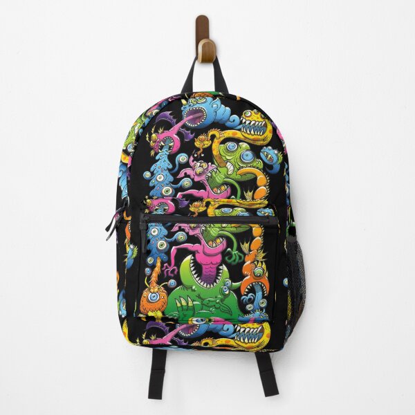 Item preview, Monstrous creatures in a spooky messy scene designed and sold by Zoo-co.