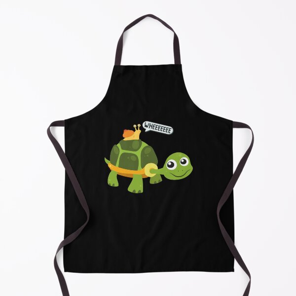 Item preview, Cute Snail Riding on Turtle Yelling Whee Animals designed and sold by perfectpresents.