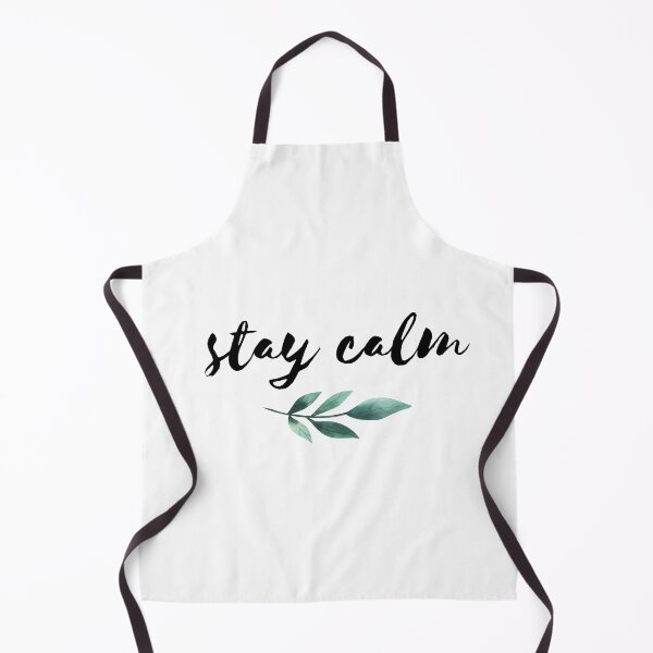 Item preview, Stay Calm Watercolor Green Leaves designed and sold by BohoMoon.