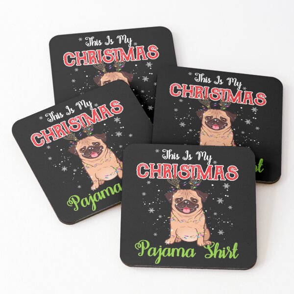 Item preview, Pug Christmas Dog Lover This is My Xmas Pajama gift designed and sold by abiabo.