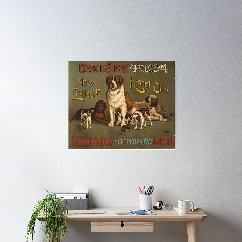 'Kennel Club' Vintage Poster Poster