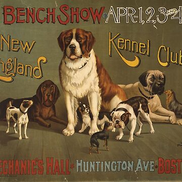 Artwork thumbnail, 'Kennel Club' Vintage Poster by Classic Visions Gallery