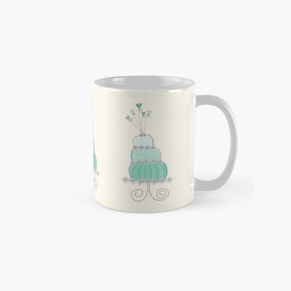 Item preview, Whimsical Sweet Mint Green Wedding Cake © fatfatin designed and sold by fatfatin.