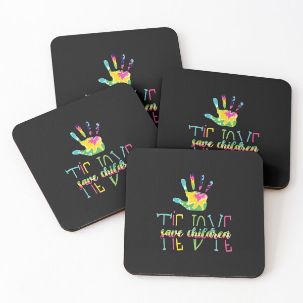 Item preview, Tie Dye Save Children - Awareness Hand Tie Dye Gift - Cute Tie Dye Hand Save Children Gift designed and sold by Run to Creations.