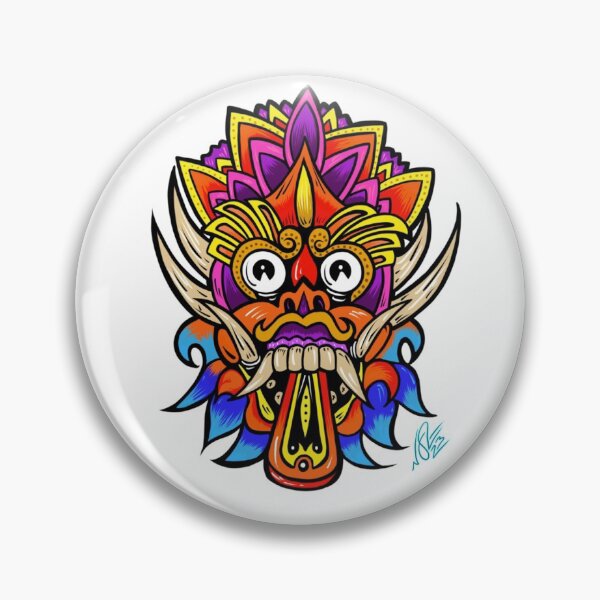 Item preview, Indonesian Mask by NO23 Artworks designed and sold by NO23Artworks.