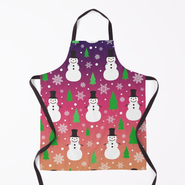Item preview, Christmas Pattern with Snowman, Pine Trees, Snowflakes designed and sold by JulianoZn97.