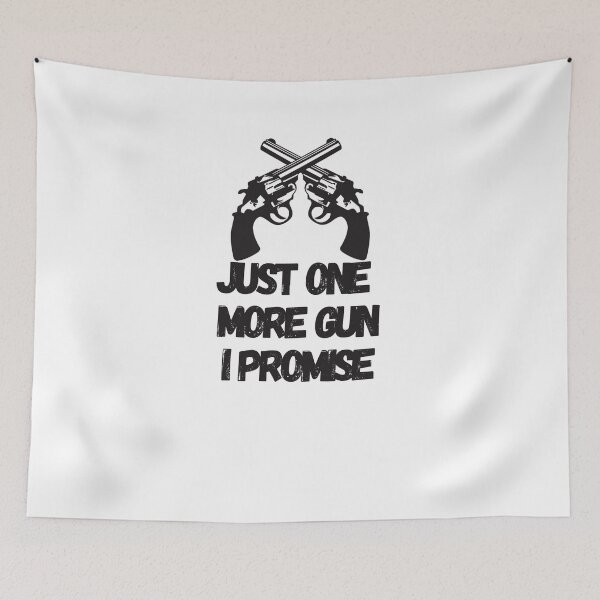 Item preview, Just One More Gun I Promise Essential T-Shirt designed and sold by Orgoss.