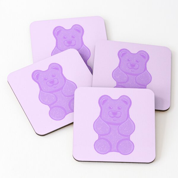 Aperçu de l'œuvre ours gommeux violet créée et vendue par Aspie Turtle.