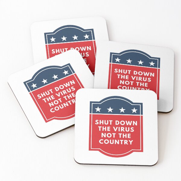 Item preview, Shut Down the Virus Not the Country designed and sold by Lolas-Creations.