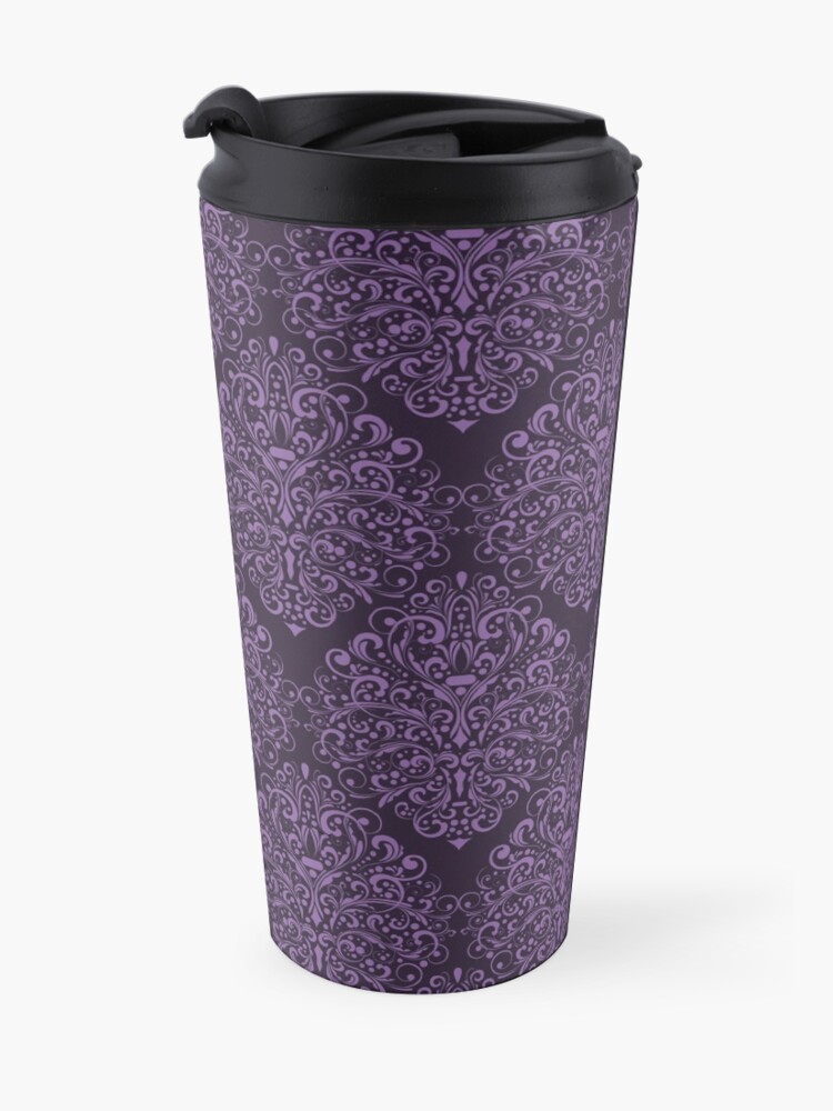 Alternate view of Damask Barok Travel Coffee Mug