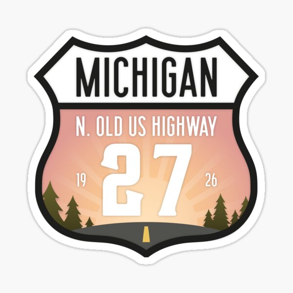 N. Old 27 US Highway Sticker