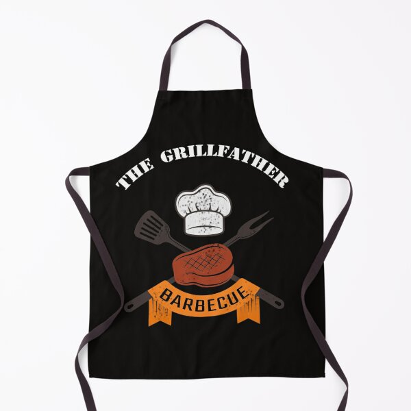 BBQ,the griller father,fathers gift ,gifts for men BBq lover,meat lover  Apron for Sale by mayassa-shop