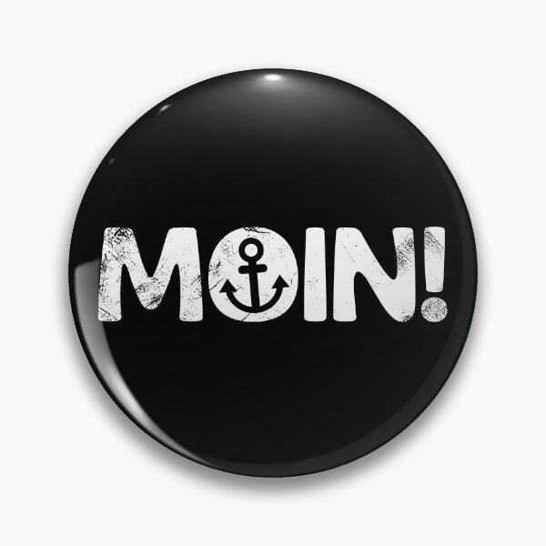 Item preview, Moin North German greeting with anchor in white designed and sold by DeliveranceNow.