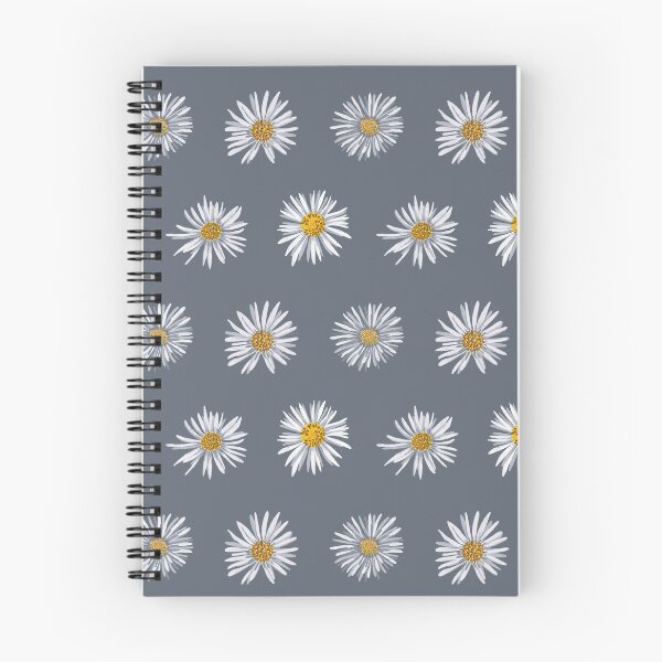 Aperçu de l'œuvre Asters blancs sur gris ardoise créée et vendue par colorofmagic.