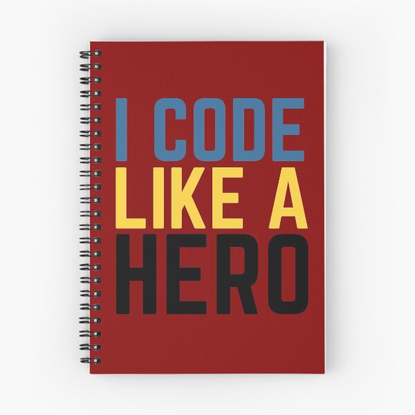 Item preview, I Code Like A Hero designed and sold by Aiolin.