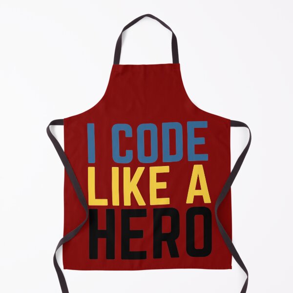 Item preview, I Code Like A Hero designed and sold by Aiolin.