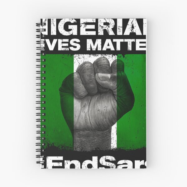 Item preview, Nigerian Lives Matter End Sars Nigeria Fist Flag designed and sold by Bonifacio07.