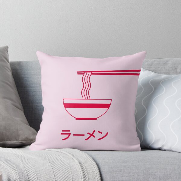 Item preview, Ramen Noodles Minimalist Design Red and Lilac designed and sold by Design Therapy.