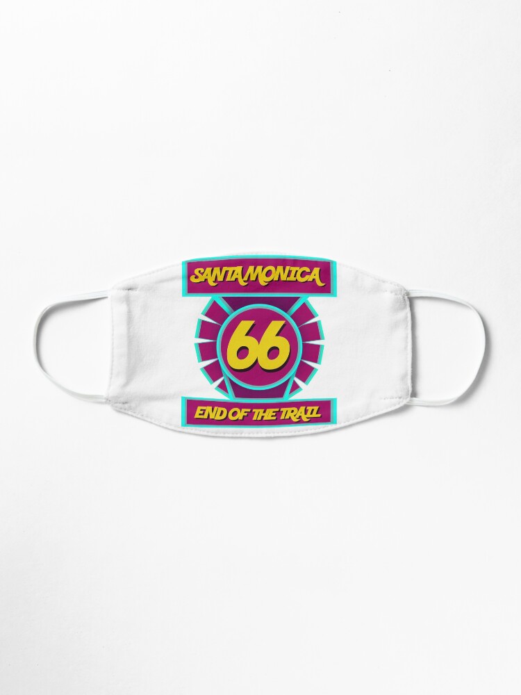 Alternate view of Route 66 - end of the trail Santa Monica Mask