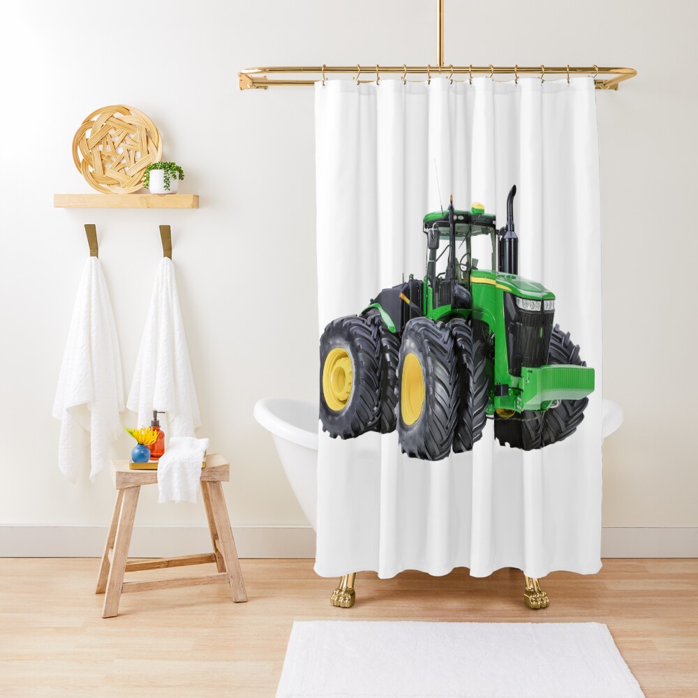 "Modern Farm Tractor" Shower Curtain for Sale by stuartk Redbubble