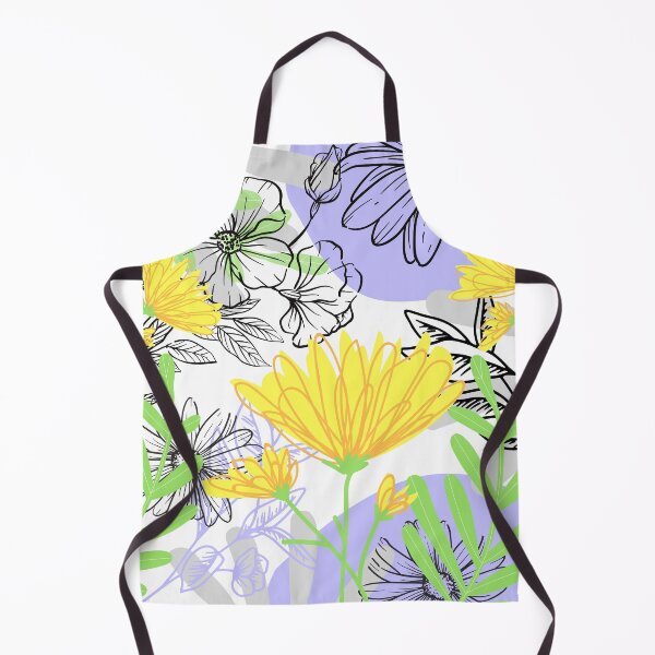 Item preview, Many Sunflowers Lavender Lemon Yellow Garden designed and sold by BohoMoon.