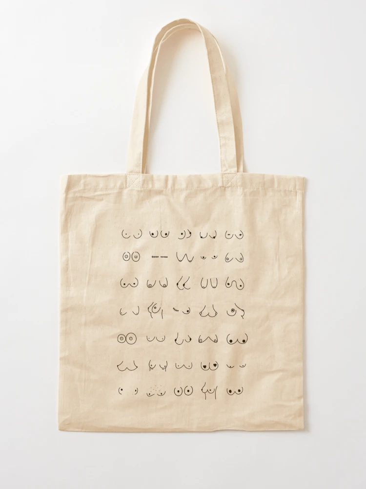 Funny Boobies Tote Bag for Sale by Tinteria