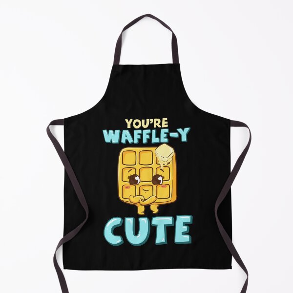 Item preview, Funny You're Waffle-y Cute Waffle Breakfast Pun designed and sold by perfectpresents.