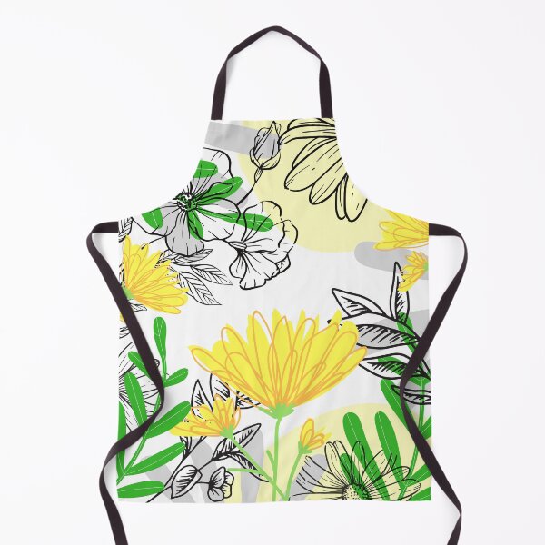 Item preview, Many Sunflowers Lemon Yellow Green Garden designed and sold by BohoMoon.