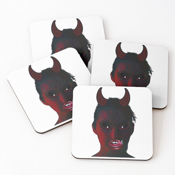 Item preview, Red Devil Licking Lips Horror designed and sold by Mary Riley.