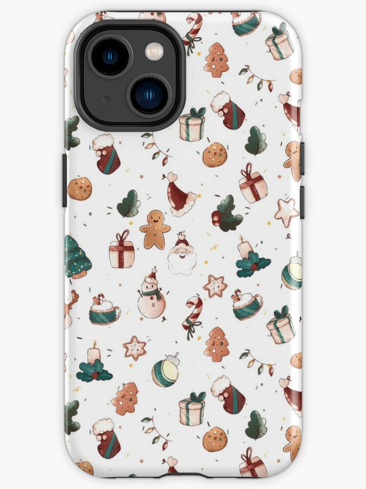 Thumbnail 1 of 4, iPhone Case, Christmas Pattern - Cute Christmas characters designed and sold by Sandramartins.