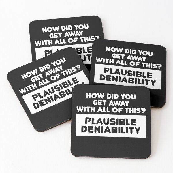 Item preview, Plausible Deniability designed and sold by TheMattDesigns.