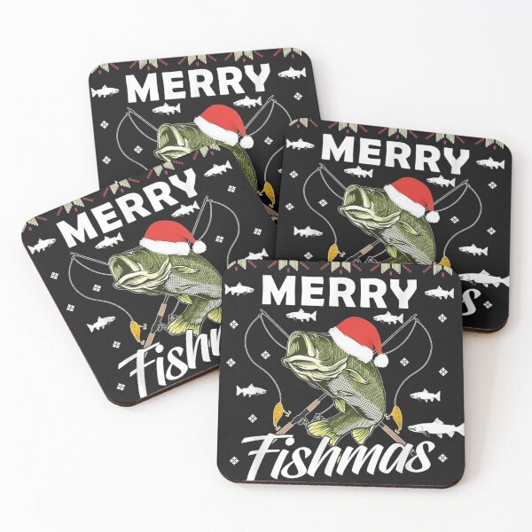 Item preview, Ugly Christmas Merry Fishmas Fishing Fisherman Xmas Gift designed and sold by Bonifacio07.