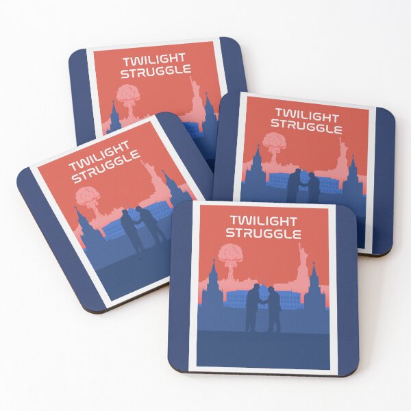Item preview, Twilight Struggle - Board Games - Minimalist Travel Poster Style - Board Game Art designed and sold by MeepleDesign.