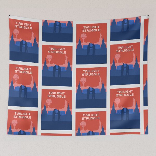 Item preview, Twilight Struggle - Board Games - Minimalist Travel Poster Style - Board Game Art designed and sold by MeepleDesign.