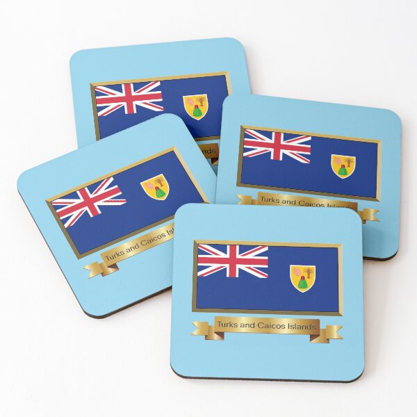 Item preview, Turks and Caicos Islands Flag Gifts, Masks, Stickers & Products (N) designed and sold by mpodger.