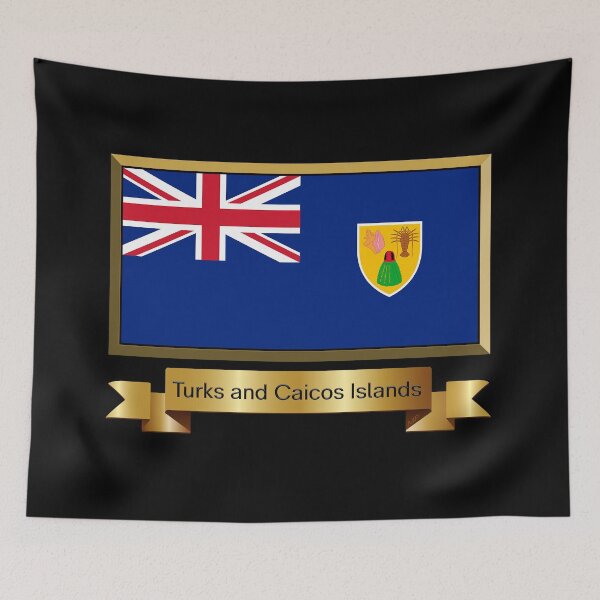 Item preview, Turks and Caicos Islands Flag Gifts, Masks, Stickers & Products (N) designed and sold by mpodger.