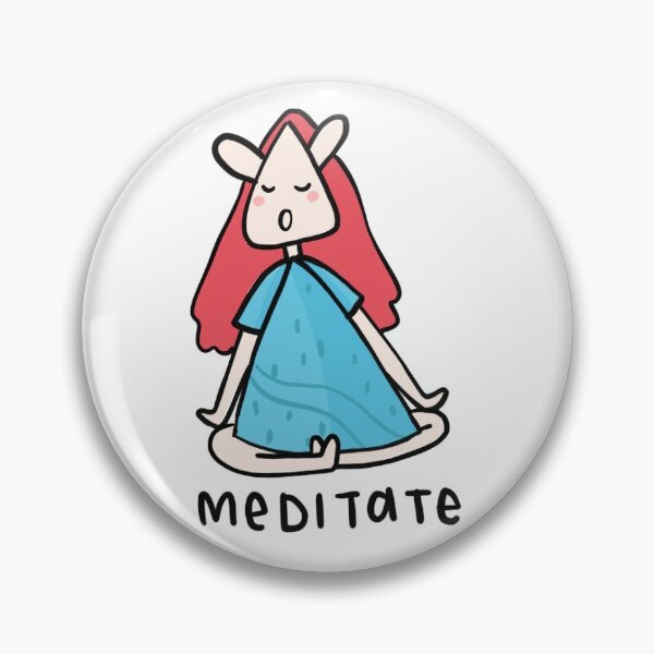 Item preview, Red hair girl meditating designed and sold by printmesomecolo.