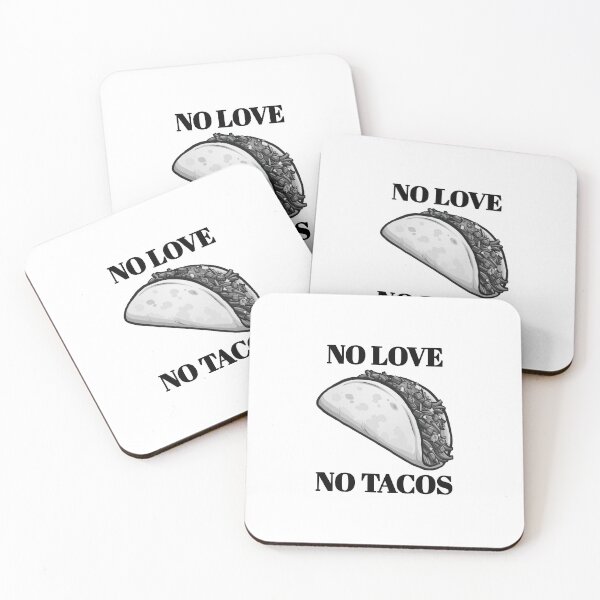 Item preview,  NO LOVE NO TACOS  designed and sold by RB-Store.