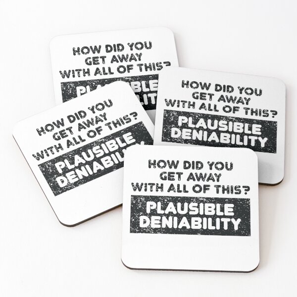 Item preview, Distressed Plausible Deniability designed and sold by TheMattDesigns.