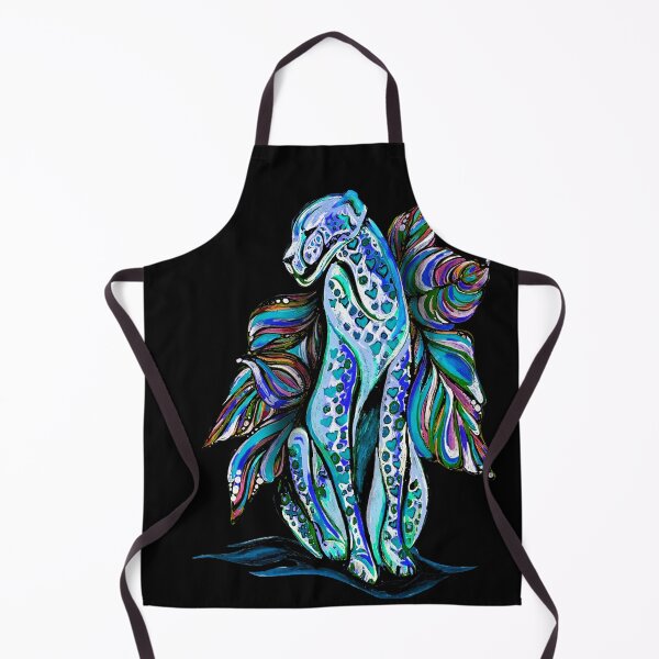 Item preview, Cheetah and Hearts - Blue designed and sold by Linda Sholberg.