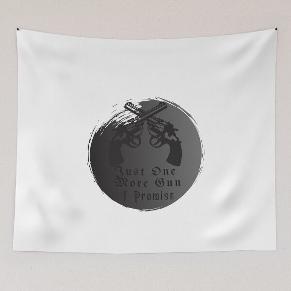 Item preview, Just One More Gun I Promise Essential T-Shirt designed and sold by Orgoss.