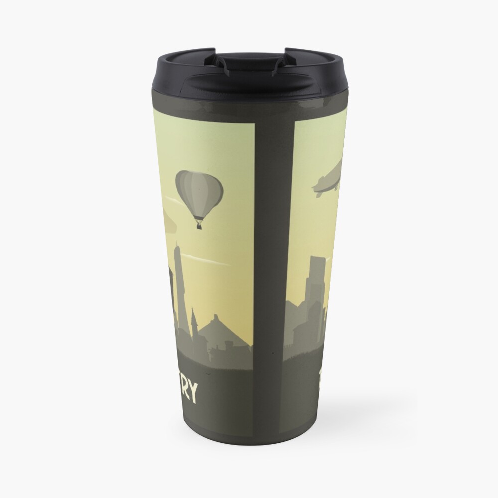 Tapestry - Board Game- Minimalist Travel Poster Style - Gaming Art Travel Mug