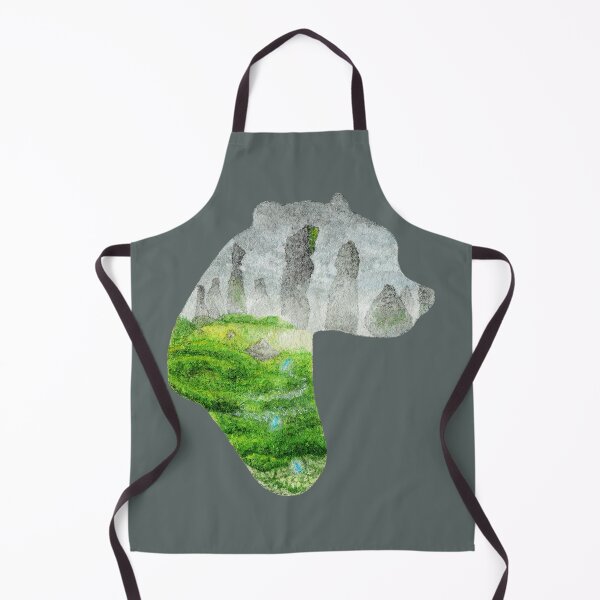 Item preview, Watercolor Silhouette Brave Bear Elinor designed and sold by Krystal280791 Shop.