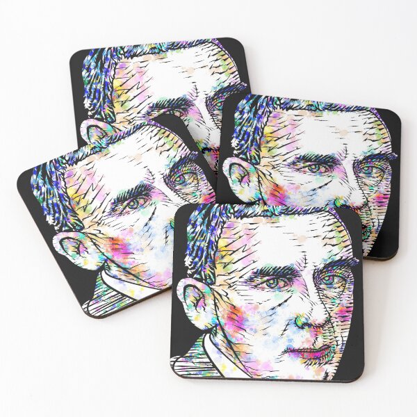Item preview, HUGO BALL watercolor and ink portrait designed and sold by lautir.