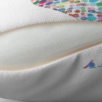Alternate view of Kaleidoscope Heart Floor Pillow
