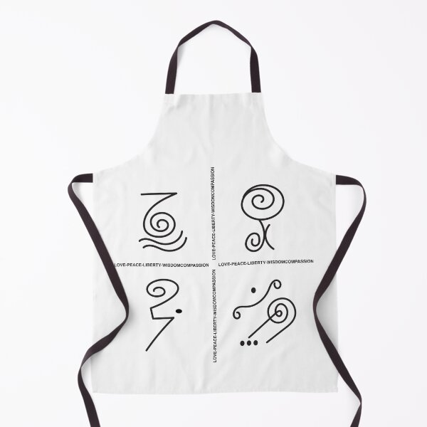 Item preview, Love, Peace, Wisdom and Compassion Symbols designed and sold by claudia-67.